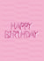 Baby Pink Happy Birthday Helium Balloons Card created by Kayenaat