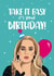 Take It Easy Adele Birthday Card created by The Cake Thief