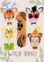 Children’s wild one birthday card created by Carmela 