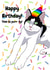 Happy Birthday cat party card created by kerilizmon