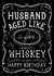 Husband Jack Daniels Whiskey Birthday Card created by  la la la     Designs