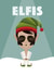 Elvis Christmas Card created by Courtney