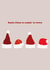 Santa Hats Christmas card created by alexaa.designss