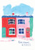 Christmas Wishes Cosy Snowy House Christmas Card created by Joanna Clay Design