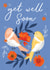 Floral Birds Get Well Soon card created by Making Meadows Ltd