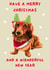 Dachshund Christmas Card - Adorable Sausage Dog Christmas and New Year Card created by Cujo Creations