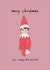 Creepy Christmas elf created by Eat the Moon