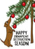Ornament Destruction Christmas Card created by Knotty Cards