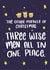 Sarcastic - Cheeky - Feminist - Nativity - Three Wise Men - The Other Miracle of Christmas - Christmas Card created by Knotty Cards