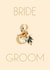 Floral Bride & Groom created by Party Piece Designs