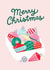 Colourful Baubles Merry Christmas Card created by Jacqui Lee