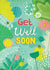 Get well soon nature floral design created by Pencilface