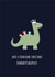 Daddysaurus - Roarsome - Awesome - Cute - Pun - From the Kids - Daddy - Dinosaur - Christmas card created by Yay Days