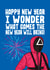 Squid Games New Year Card created by Filthy Sentiments