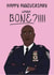 Captain Holt Brooklyn 99 Anniversary Bone Card created by Laura Frances Cards