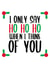 I ONLY SAY HO HO HO WHEN I THINK OF YOU created by Pending Prints