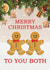 GINGERBREAD MALE COUPLE created by Mo&Co