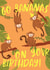 Go bananas on your birthday created by Debra Lilly