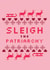Sleigh the Patriarchy Christmas Card created by whimsical AF