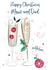 Happy Christmas Mum and Dad - Prosecco - Festive Fizz - With Love - Parents - Pretty - Christmas Card created by Katie Phythian Design