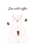 Cute postcard with meditating alpaca. created by OlgaEfimova.Designer