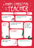 Christmas Teacher Fill In The Blanks Card created by Bow & Bell