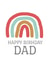 Happy Birthday Dad, Colourful, Cute created by DoodleCo