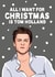 Tom Holland Christmas Card created by All Things Banter