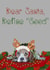 Naughty Beagle Christmas Card created by The Warren Creations