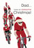 Cycling Santa Christmas card created by Jackie Ponwaye Design