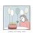 Blowing out candles birthday card 1001 created by Hey Bungalow Designs