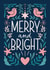 Merry and bright created by Natalia Gonzalez