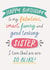 Funny Happy Birthday Sister Card created by Poppy Lane
