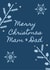 Pretty - Snowflakes - Merry Christmas Mam and Dad - Parents - Mum and Dad - Pine Cones - Festive - Christmas Card created by ERC Design