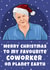 David Attenborough Inspired Coworker Secret Santa Christmas Card created by Hint of Sarcasm