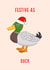Festive Christmas Card | Festive As Duck created by Courtney Andrews