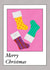 Christmas stocking card created by EM designs