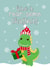 Roar-some Christmas dinosaur created by Fern Furness