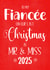 Classic Christmas Card - Last Christmas As Mr & Mrs - 2025 created by Louise Potton Designs
