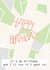 Strava Birthday Card created by Peach and Mimi