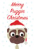 Merry Puggin Christmas created by Stripey Cats