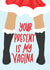 Rude Christmas Card - Vagina created by Sleazy Greetings