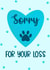 Sorry for your pet loss in blue  created by Spring of colors