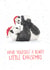 Adorable Panda Christmas Card created by Citrus Bunn