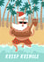 Kris Kringle Funny Christmas Card created by Jude Patla 