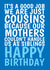 Our Mothers Couldn't Handle Us Cousin Birthday Card 1000 created by @Cupsie's Creations
