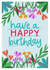Bright, Floral Birthday Card created by Amy Writes