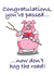 Driving test congratulations - don't hog the road!  created by Winnie the Pig 