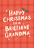 Brilliant Grandma Christmas Card created by Macie Dot Doodles