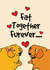 Fat Together Furever Love Anniversary Card created by Dhanna